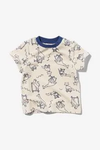T-shirt bébé tissu éponge écru offre à 5,5€ sur Hema