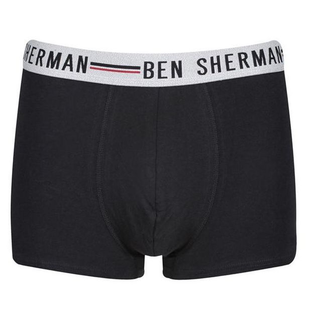 Ben Sherman 3 Pack Roman Trunks Mens offre à 21,59€