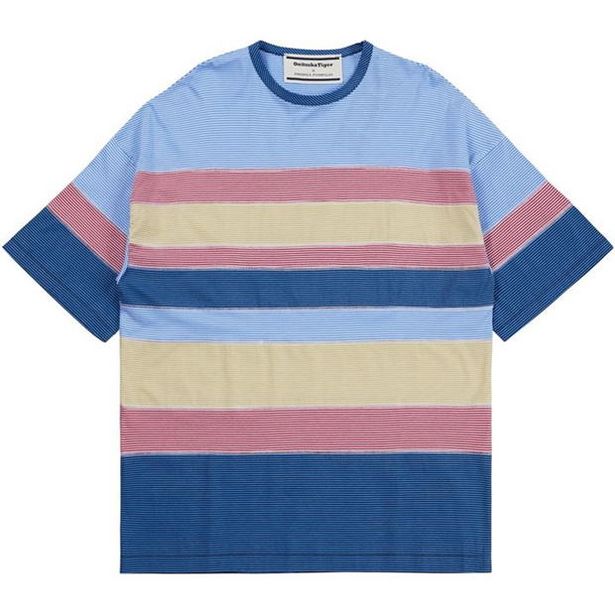 Asics Striped T Shirt Mens offre à 8,4€ sur SportsDirect.com