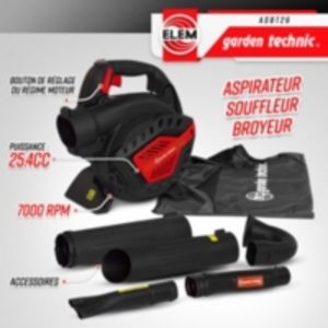 Aspirateur souffleur broyeur thermique 25.4CC - Elem Garden offre à 145,4€ sur E.Leclerc Brico