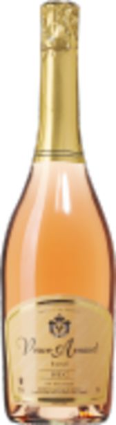 Vin mousseux brut rosé veuve arnaud offre à 6,7€