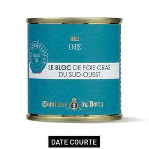 Bloc de foie gras d'oie du Sud-Ouest 100g offre à 15,75€ sur Comtesse du Barry