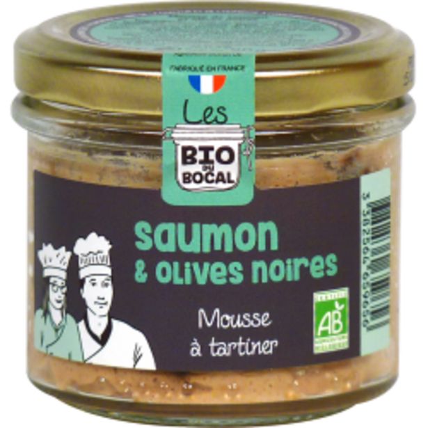Mousse à tartiner, Saumon et olives noires bio offre à 3,55€ sur Ducs de Gascogne