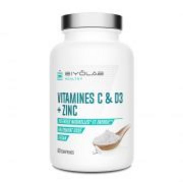 Vitamines C & D3 + zinc offre à 11,92€ sur toutelanutrition.com