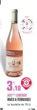 kan Tin  LERON  READ  3,10  AOC* LUBERON RIVES & TERRASSES La bouteille de 75 cl