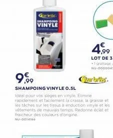 shampoing vinyle  4.  9.