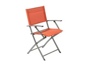 Fauteuil de jardin en acier, NATERIAL Emys, orange cuivré offre à 39,9€ sur Weldom