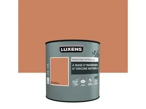 Peinture murs et boiserie LUXENS, mat, orange Cotta 4, 0,5L offre à 20,7€ sur Weldom