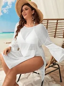 SHEIN Robe de plage fendu sans bikini offre à 7,99€ sur SheIn