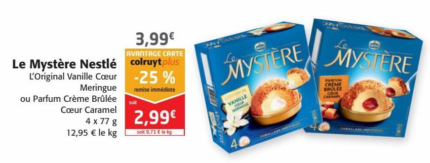 Le Mystere Nestle offre à 3,99€