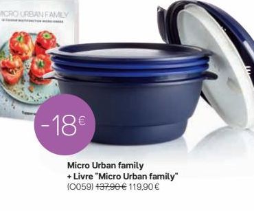 MOROURGAN FAMILY  -18  Micro Urban family +Livre "Micro Urban family" (0059) 137,90 119,90 