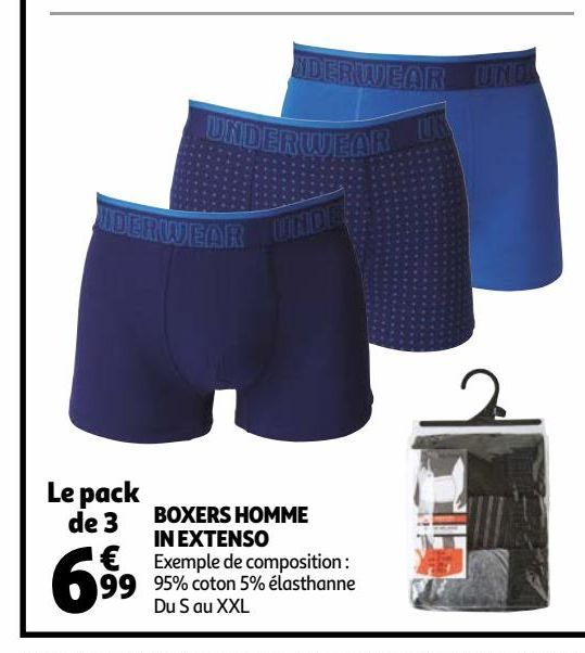 BOXERS HOMME IN EXTENSO
