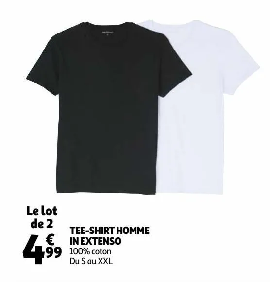 tee-shirt homme in extenso