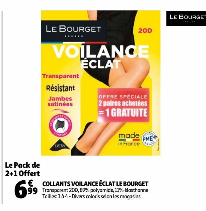 COLLANTS VOILANCE ÉCLAT LE BOURGET