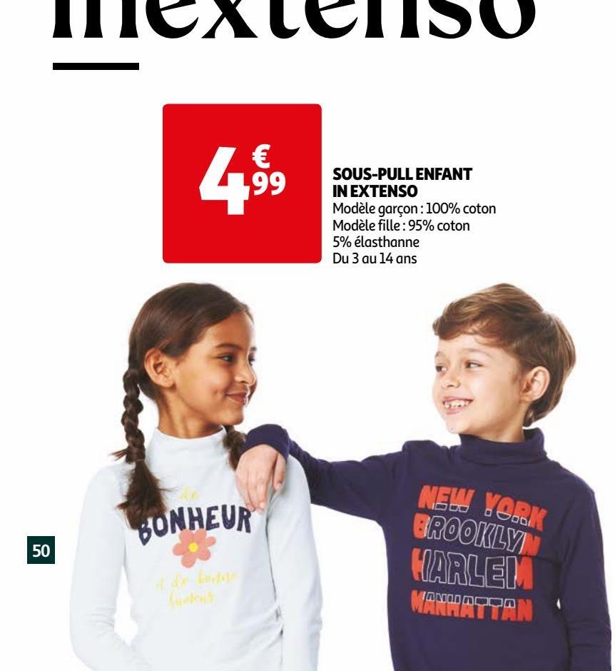 SOUS-PULL ENFANT IN EXTENSO