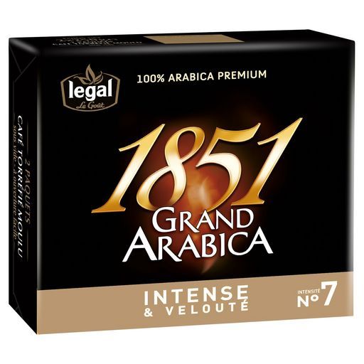 café moulu grand arabica 1851 legal