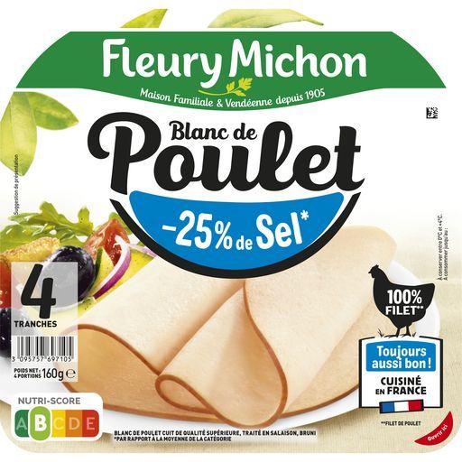 Blanc de poulet Fleury Michon