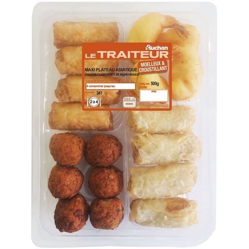 plateau asiatique auchan la traiteur