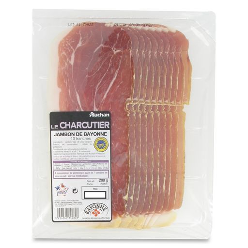 jambon de bayonne IGP auchan le charcutier