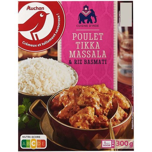 poulet tikka massala auchan