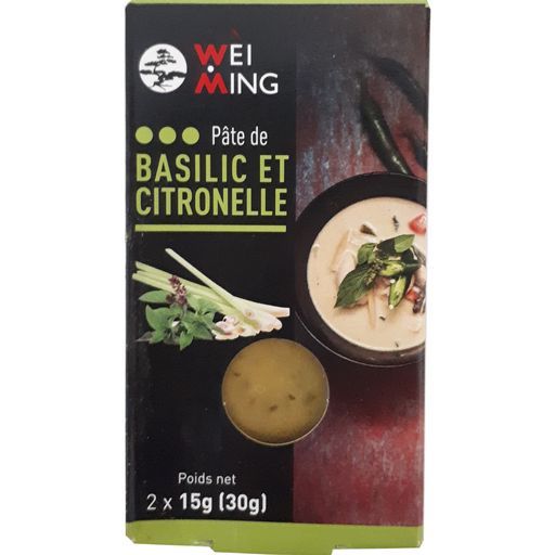 PAte de basilic et citronelle wei ming