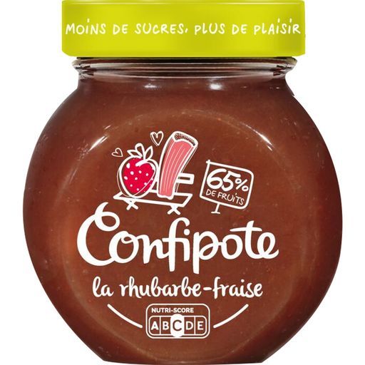 Confipote fraise-rhubarbe materne