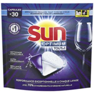 SUN Optimum Tout en 1
             Tablettes lave-vaisselle offre à 9,35€ sur Chronodrive