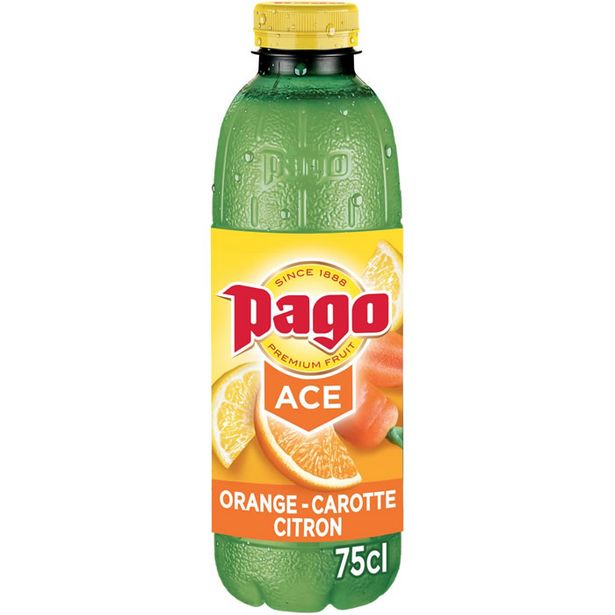 PAGO : Ace - Jus d'orange, carotte et citron offre à 1,59€ sur Chronodrive
