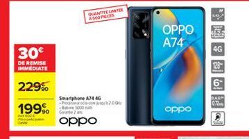 QUANTITE UNTEE ASOO PECES  OPPO A74  30  4G  DE REMISE IMMEDIATE  all lot  229%. 1999  Smartphone A7446 PORCON 2004  WOON G  AL 072  oppo  oppo