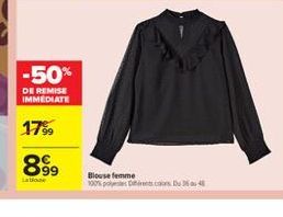 -50%  DE REMISE IMMEDIATE  17 8  Blouse femme  cos