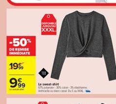 O  DOPO  SOUND XXXL  -50%  DEREMSE IMMEDIATE  19% 9%,  Le sweatshirt  polyester contestare Lerchen DSX