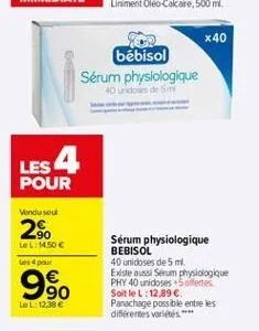 sérum physiologique