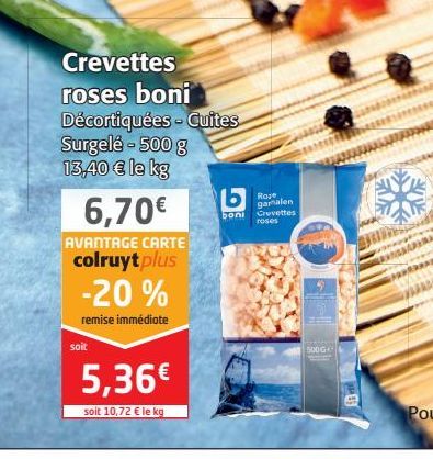 CREVETTES ROSES BONI