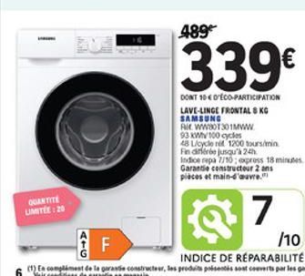 lave-linge Samsung