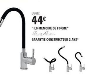 L'UNITE 44 "ILO MEMOIRE DE FORME  GARANTIE CONSTRUCTEUR 2 ANS  ess