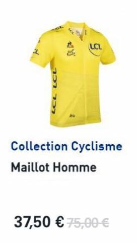 LCL  2  LCLLCL  Collection Cyclisme Maillot Homme  37,50 75,00 