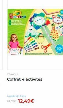 FORD  (50+  CRAYOLA Coffret 4 activités  A partir de 3 2404 12,49