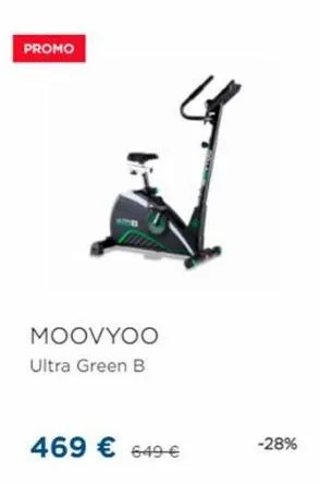 Vélo d'Appartement Ultra Green B 2.0 MOOVYOO - FitnessBoutique