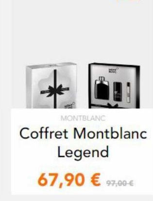 MONTBLANC Coffret Montblanc  Legend  67,90  97,00