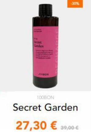 -30%  want Garden  HORON  TOOBON  Secret Garden 27,30  39,00