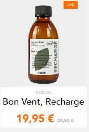 30%  RECHARGE  INDON  100RON  Bon Vent, Recharge  19,95  28,50