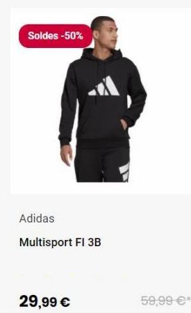 Soldes Adidas offre à 29,99€
