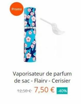 promo  vaporisateur de parfum de sac - flairv - cerisier 12,50  7,50  -40%