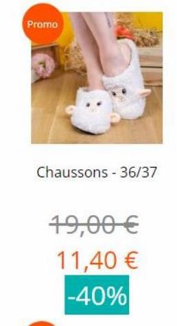 chaussons Promo