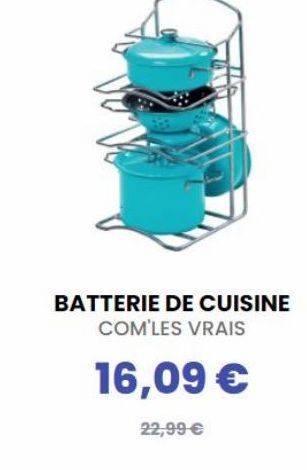 Batterie de cuisine  offre à 16,09€