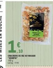  , 10  CRACKERS DE RIZA WALE OSHTA 100 La 11