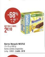 barres Nesquik