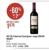 Cabernet Sauvignon Roche Mazet