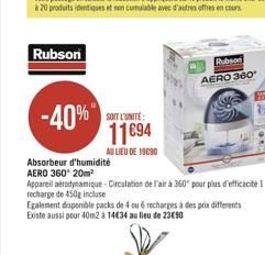 absorbeur d'humidité