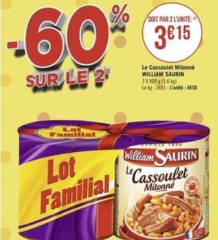 cassoulet William Saurin